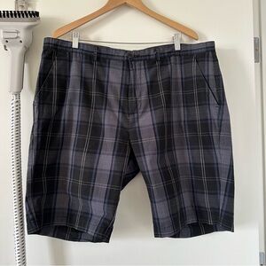 Calvin Klein Plaid Golf Shorts Size 40 100% Cotton Grandpacore Dadcore Backyard